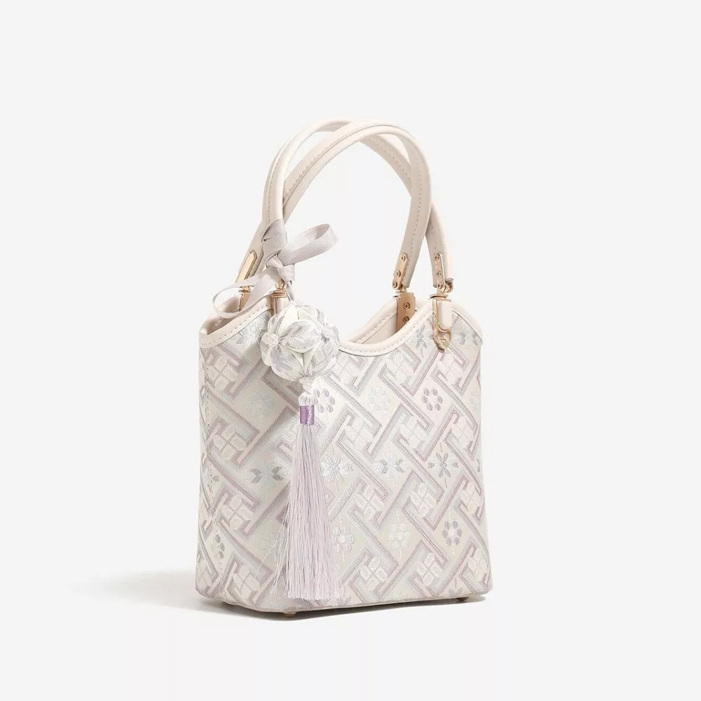 Geometric Pattern Handbag, image 3