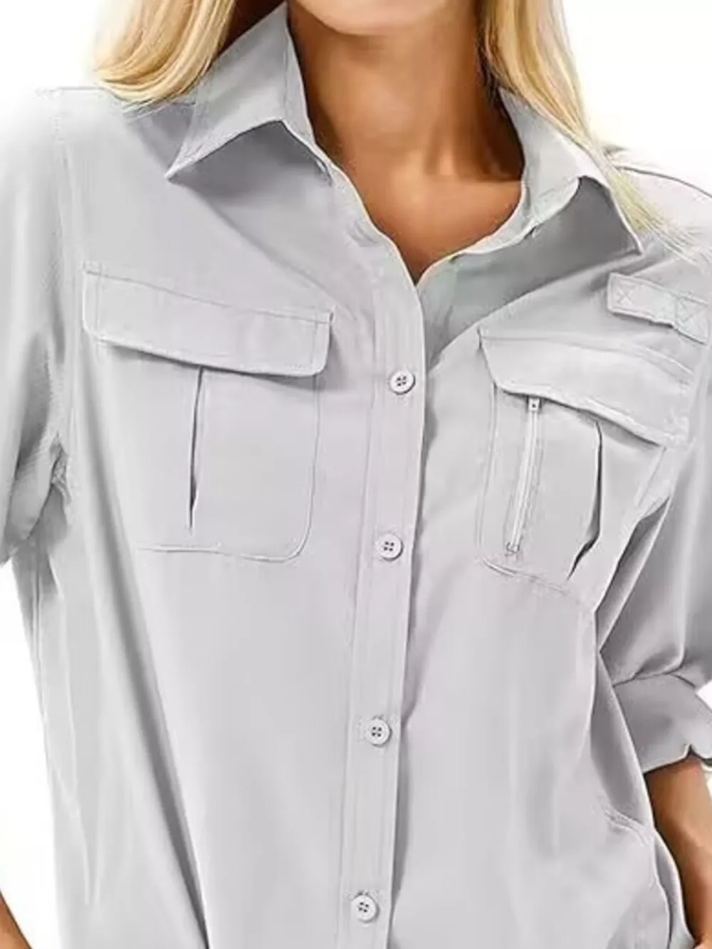 Full Size Roll-Up Sleeve Button Up Shirt Plus Size, image 18