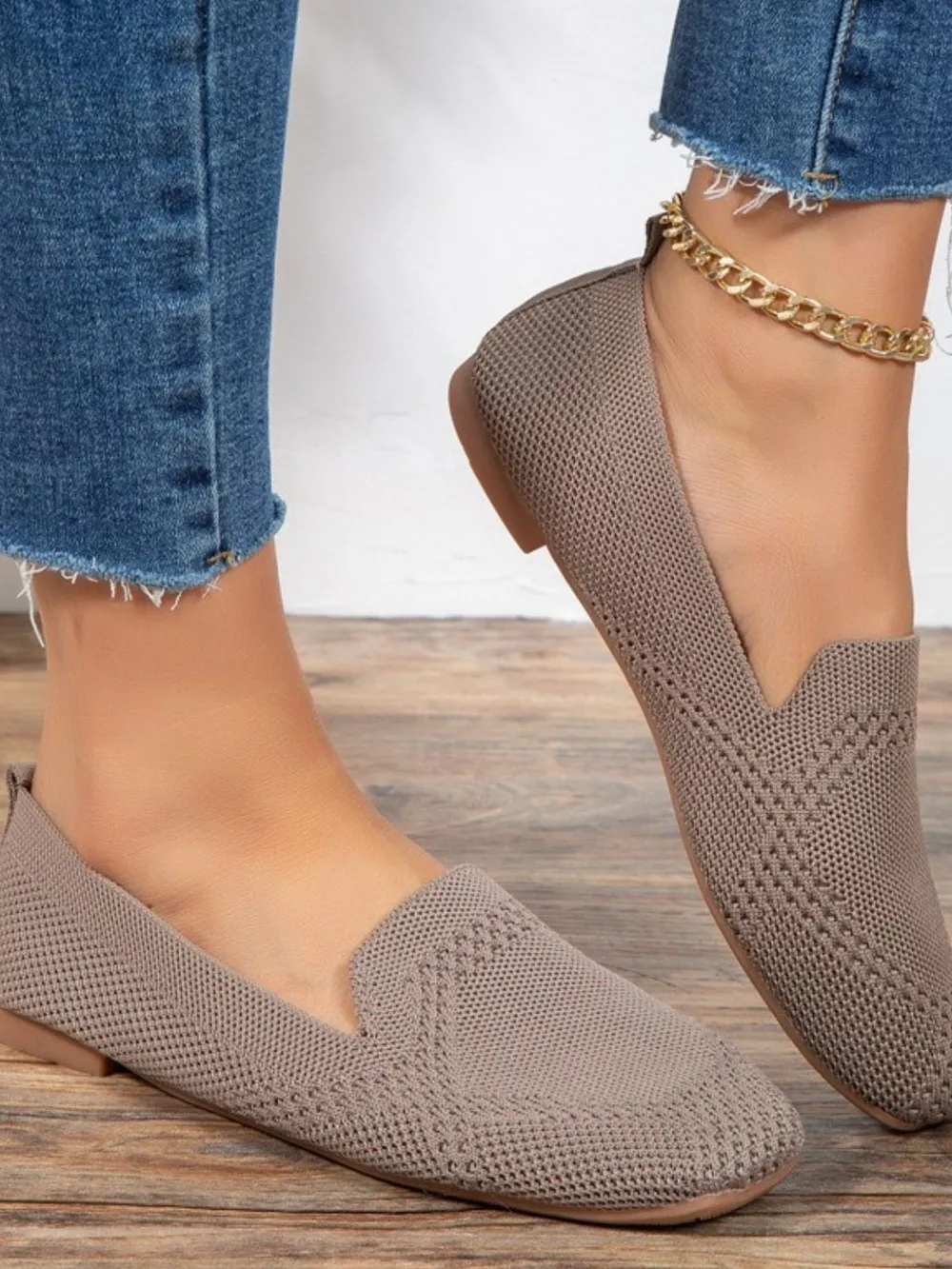 Square Toe Flat Slip-Ons, image 14