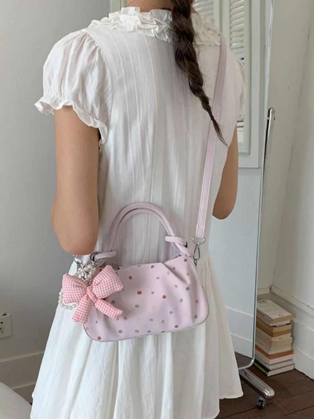 Polka Dot Crossbody Bag, image 6