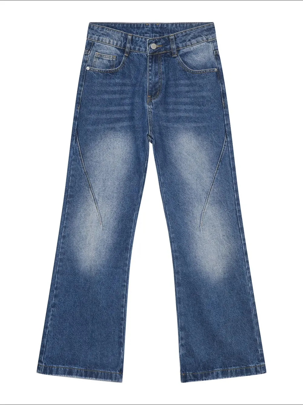 Men's Mid Rise Jeans with Pockets, image 7