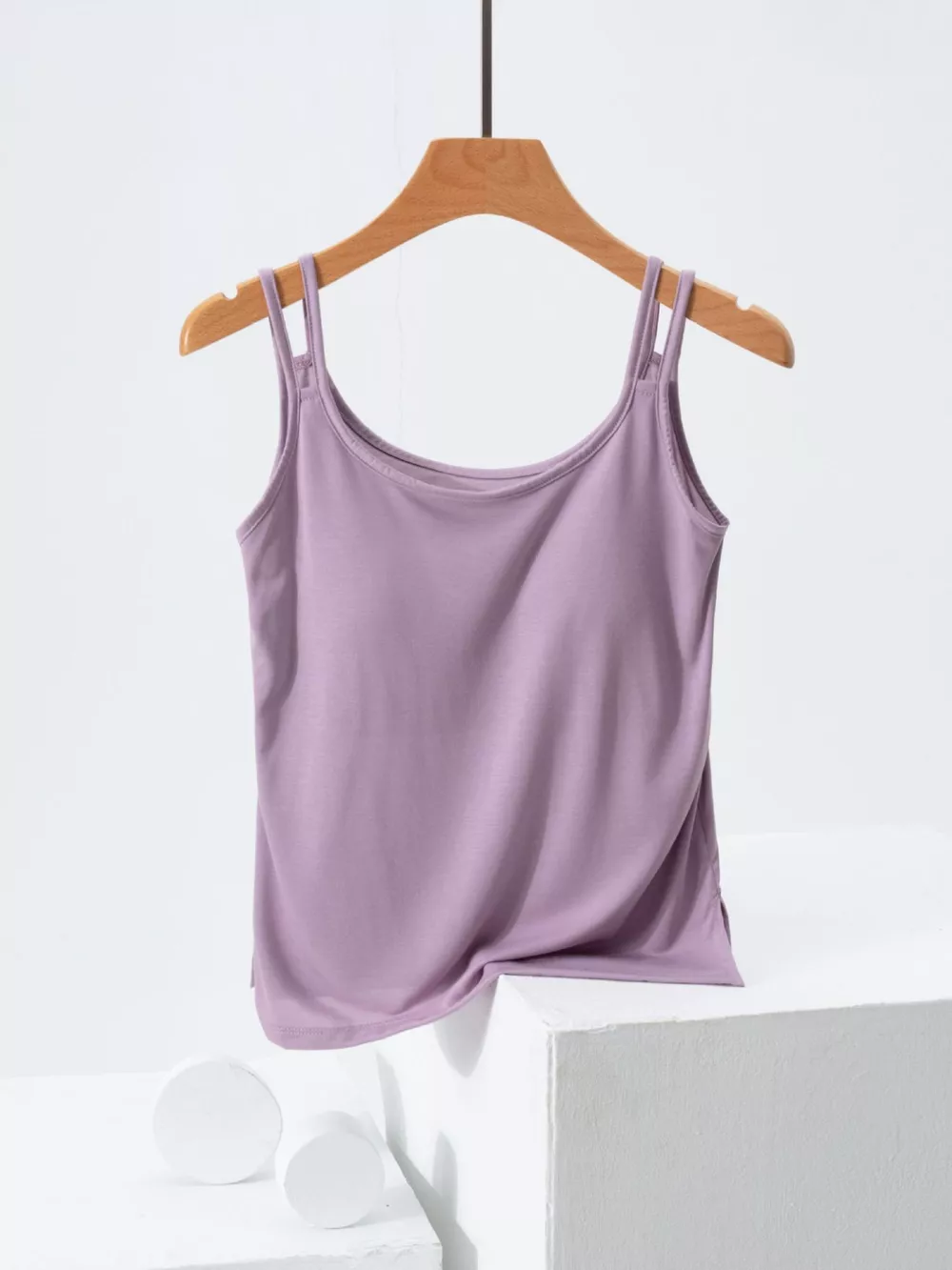 Double Strap Seamless Cami Top, image 2