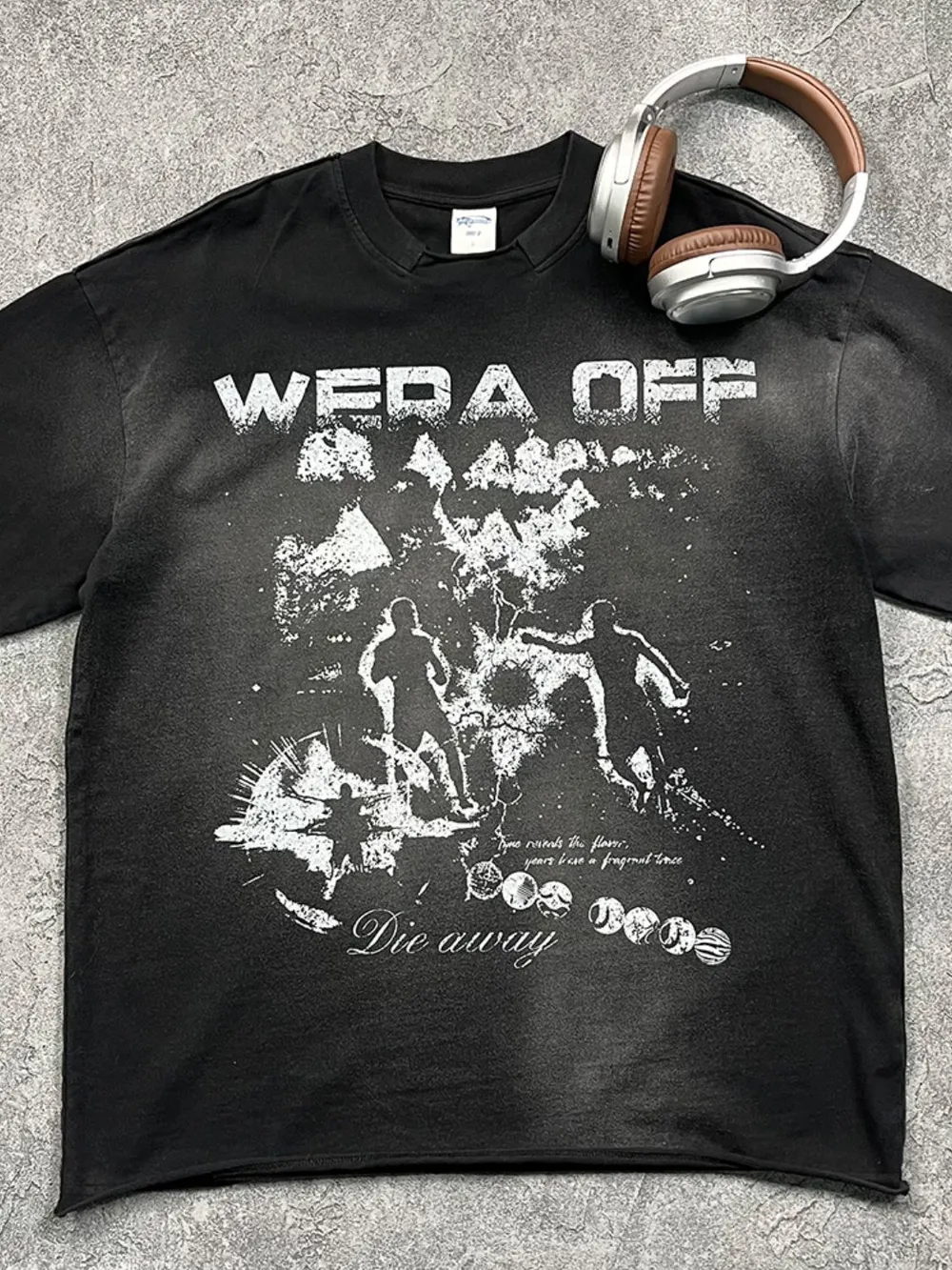Men's Graphic Round Neck Half Sleeve T-Shirt, image 4