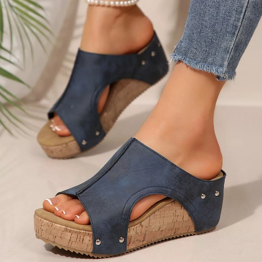 Open Toe Wedge Sandals, image 12