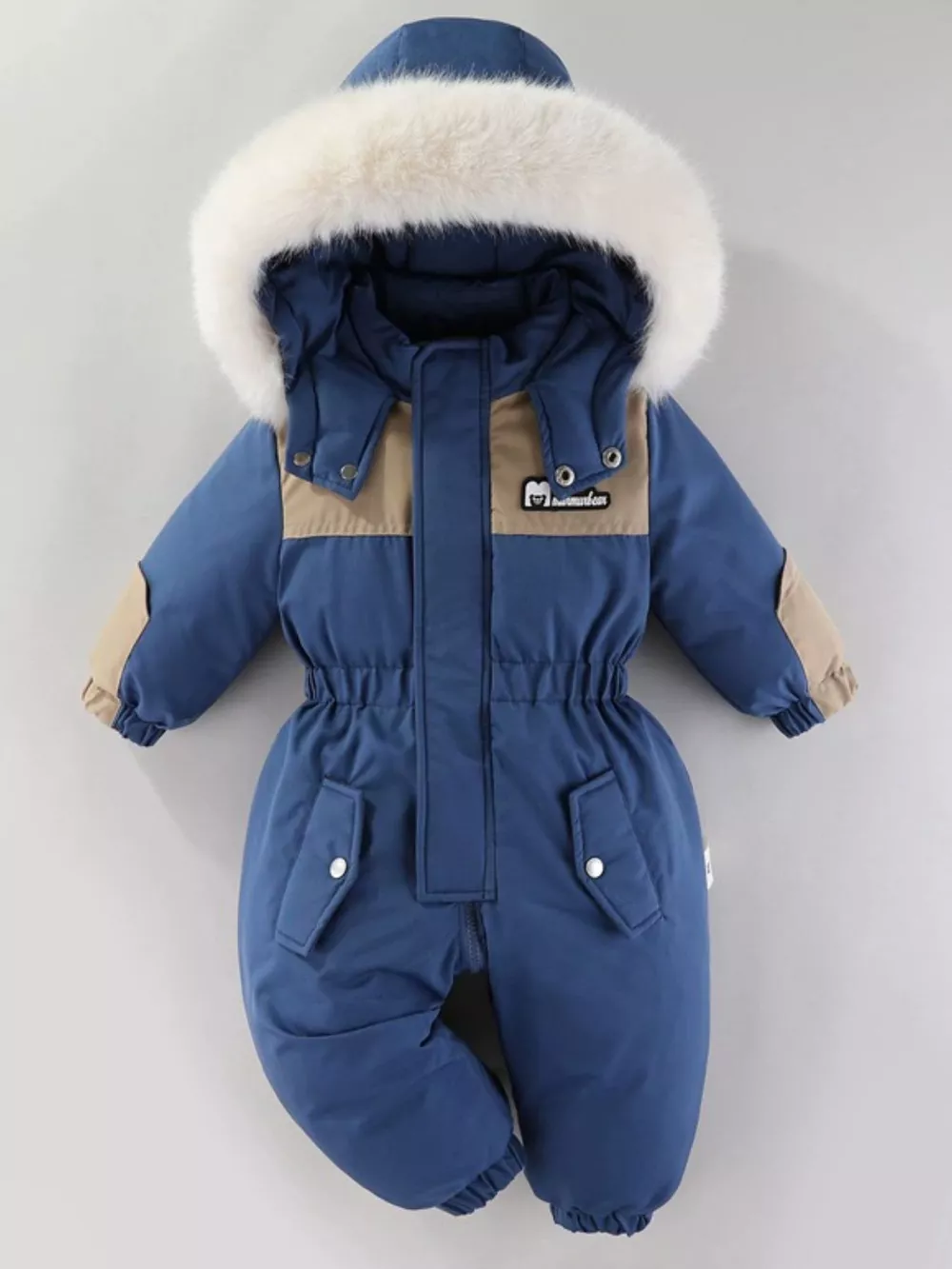 Children's Faux Fur Hood One-Piece, image 13