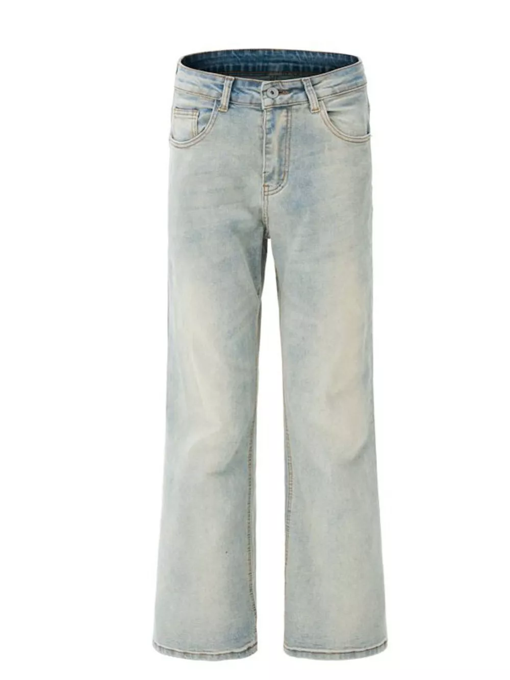 Men's Wash Flare Jeans, image 6