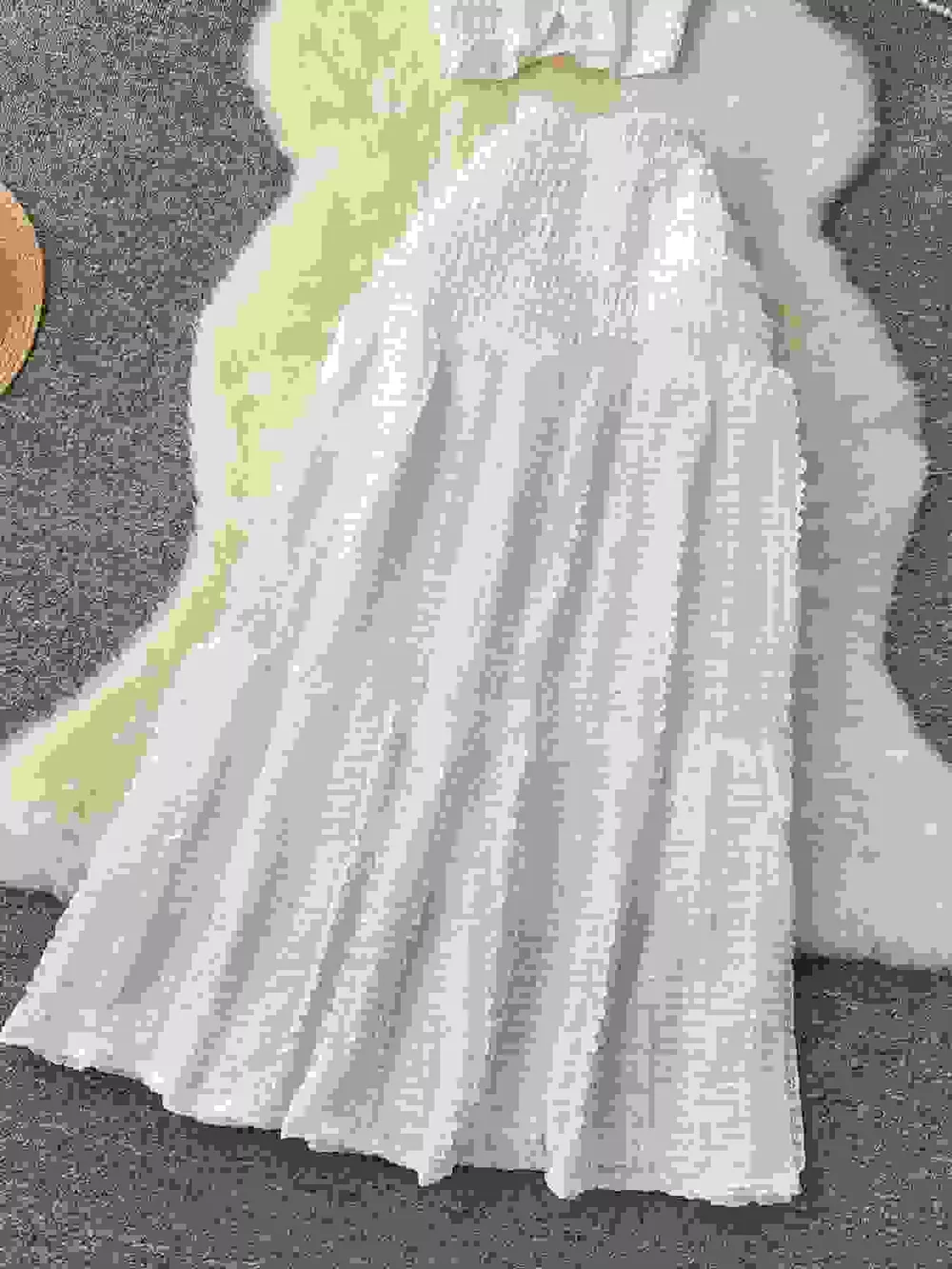 Textured Crop Top and Tiered Skirt Set, image 15
