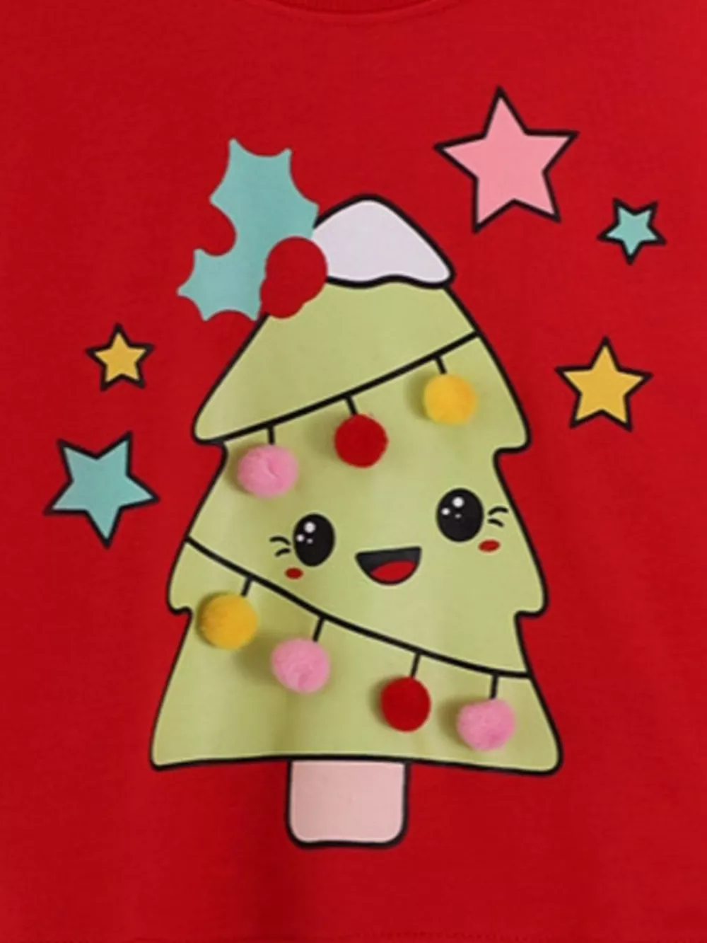 Children's Christmas Tree Graphic Sweatshirt, image 2