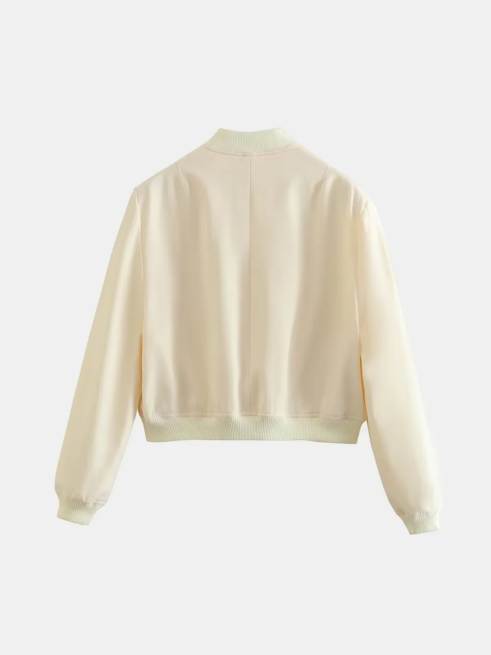 Pocketed Snap Down Baseball Collar Jacket, image 11