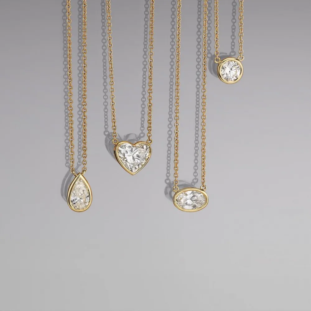 18K Gold-Plated Stainless Steel Pendant Necklace, image 2