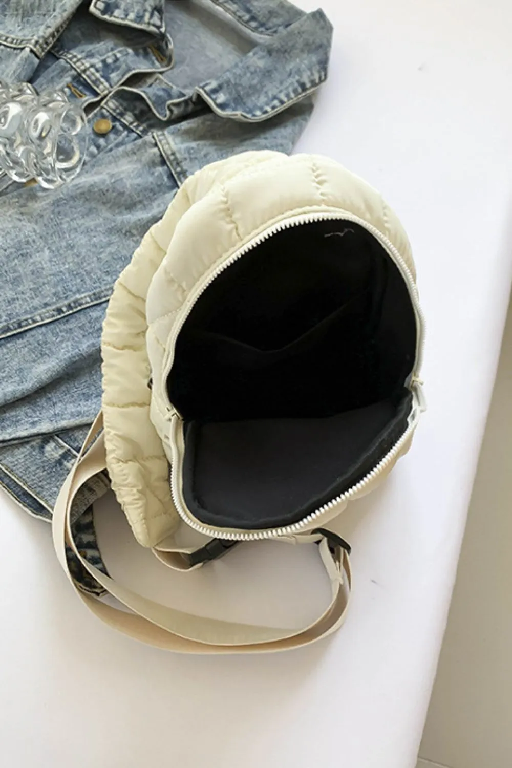 Quilted Nylon Crossbody Bag, image 18