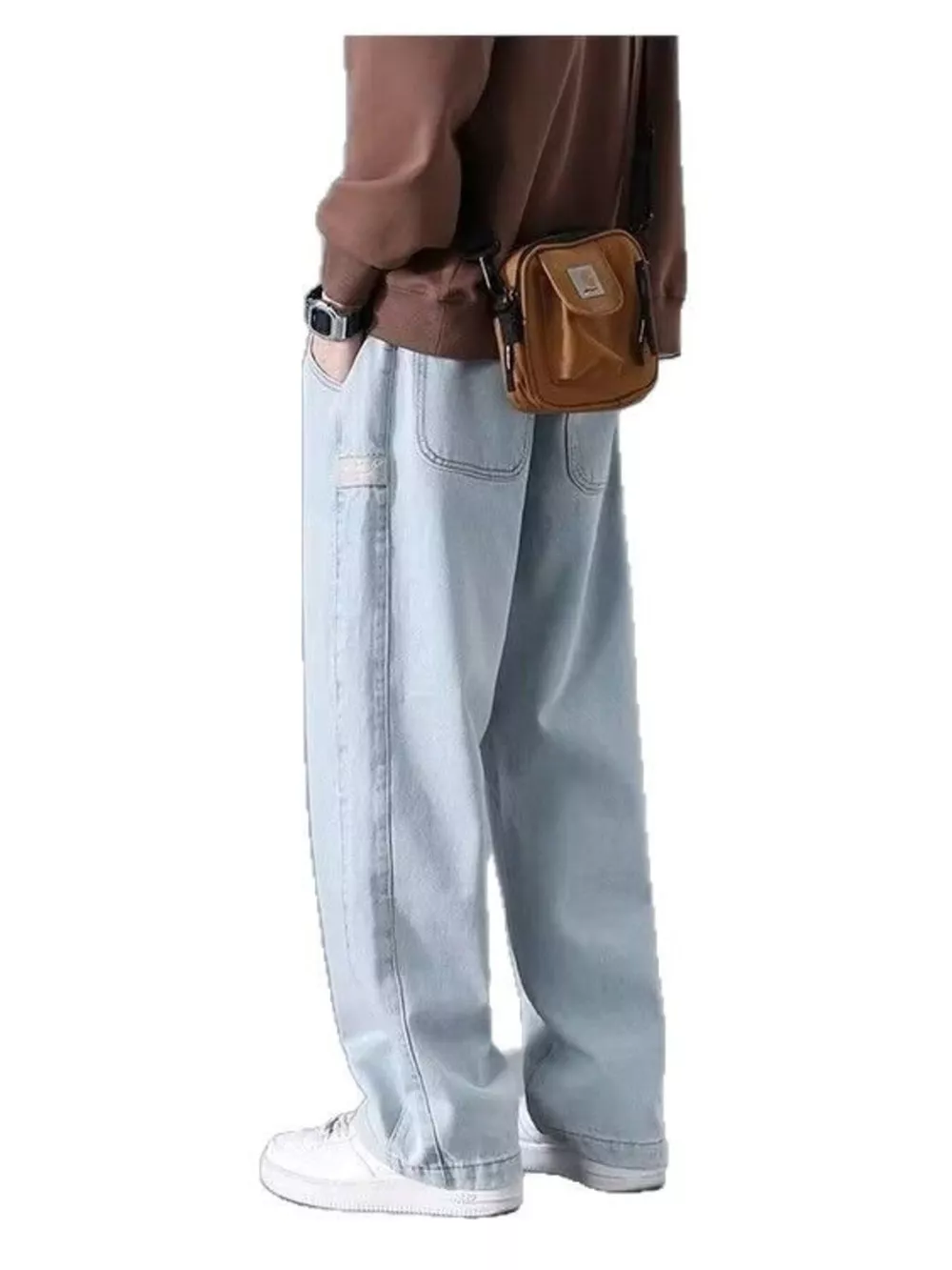 Men's Full Size Wide Leg Jeans Plus Size, image 8