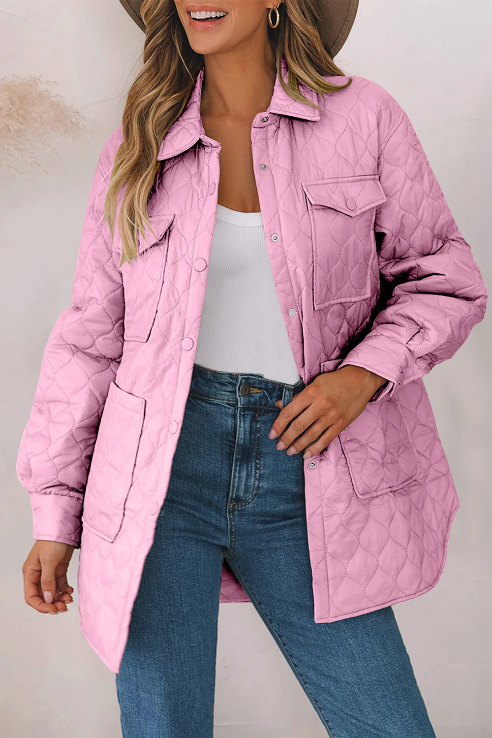 Snap Down Collared Winter Coat, image 22