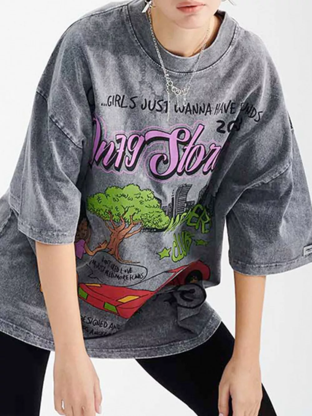Men's Graphic Round Neck Short Sleeve T-Shirt, image 8