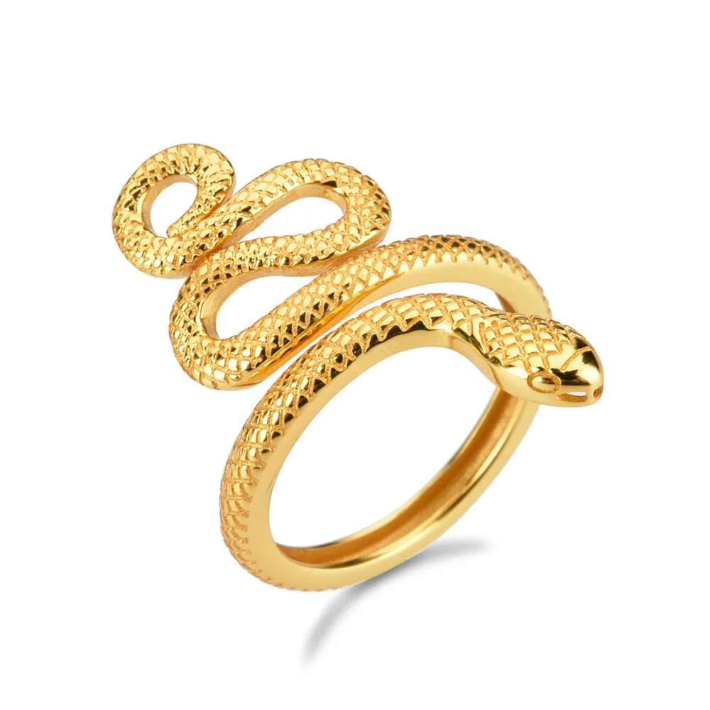 925 Sterling Silver Snake Shape Ring, image 2