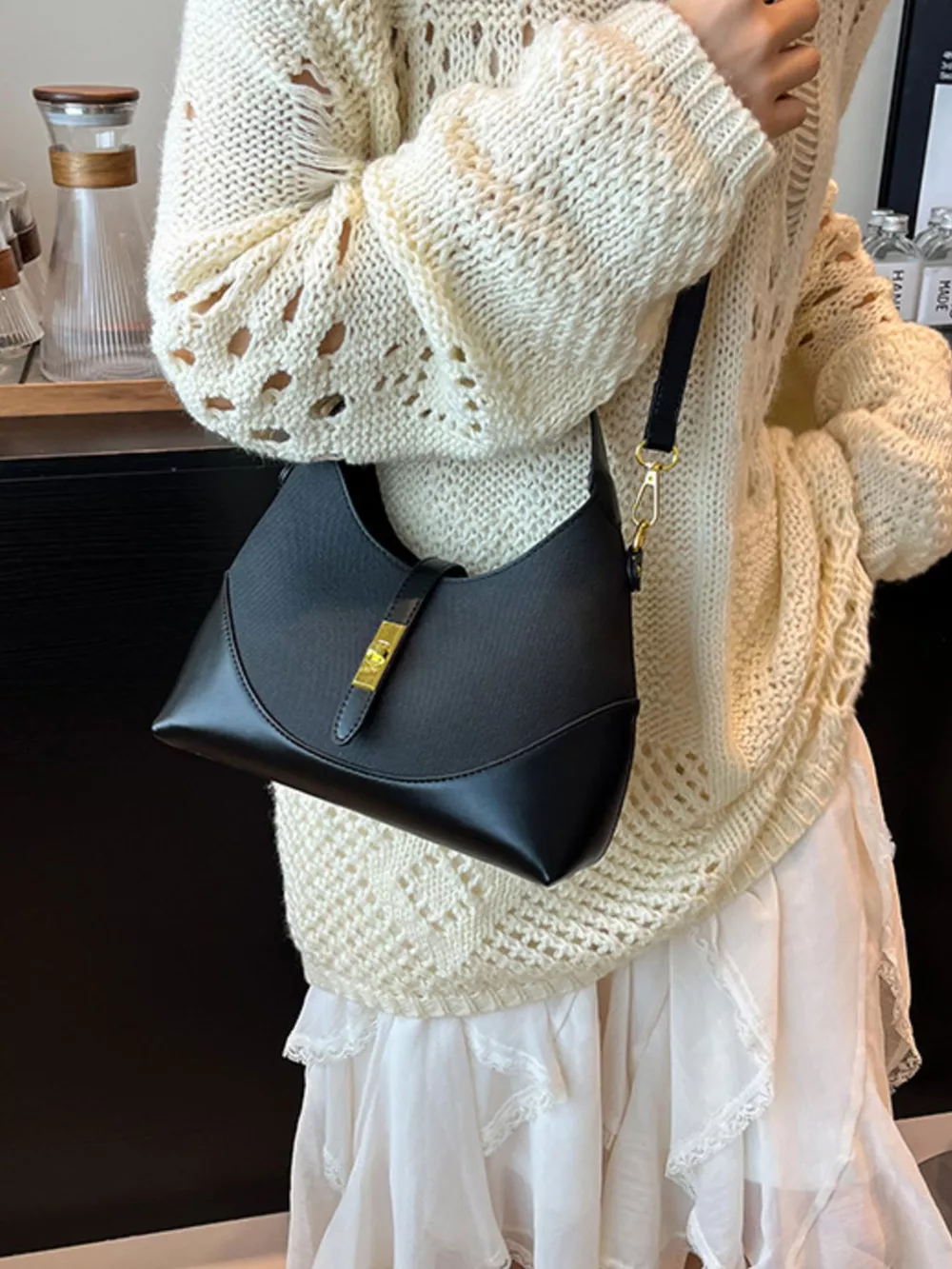 PU Leather Crossbody Bag, image 2