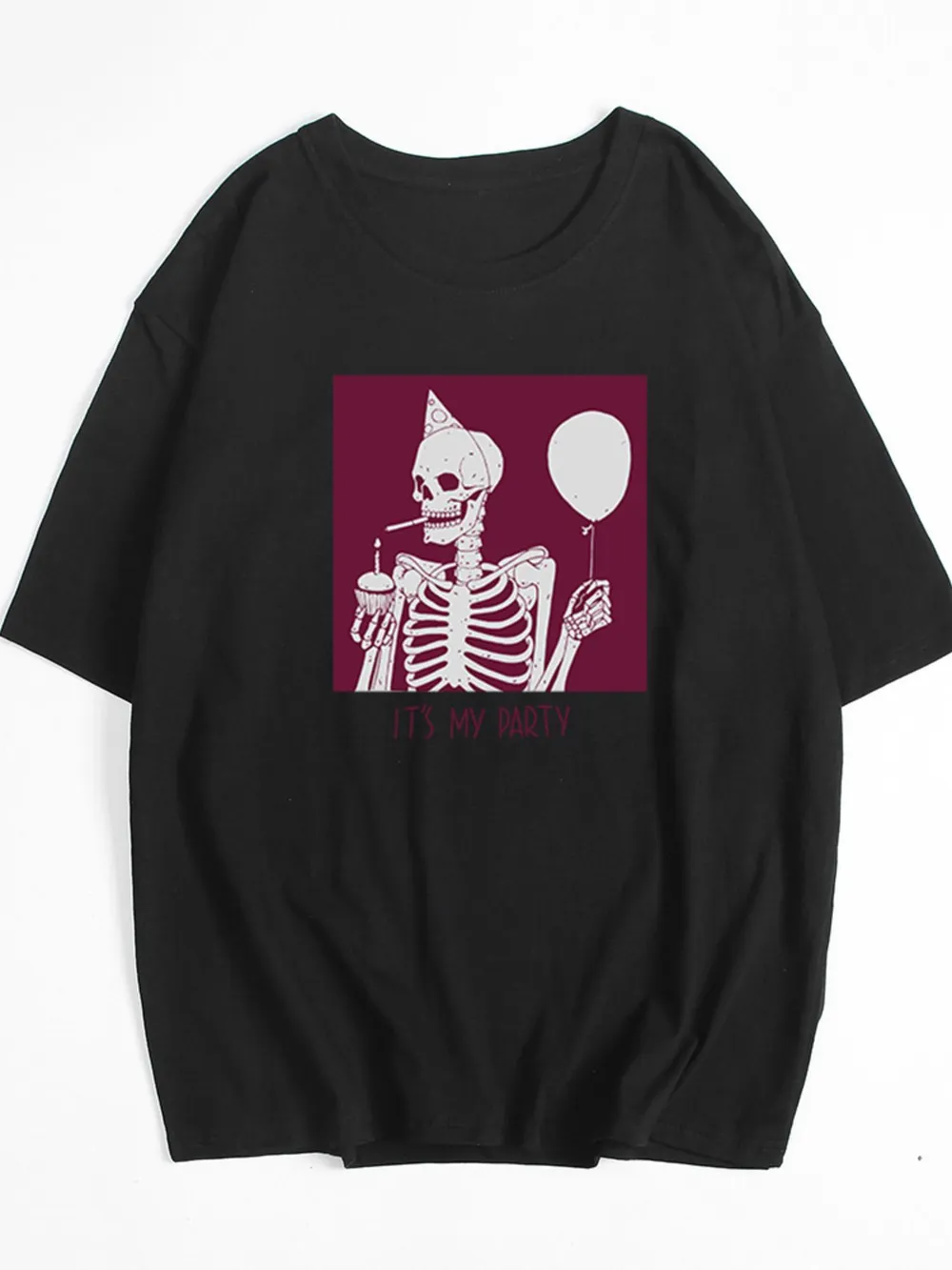 Plus Size Graphic Round Neck Half Sleeve T-Shirt, image 8