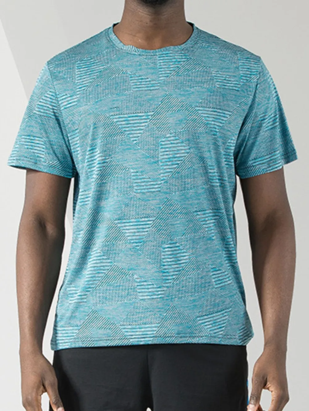 Men's Full Size Round Neck Short Sleeve Active T-Shirt Plus Size