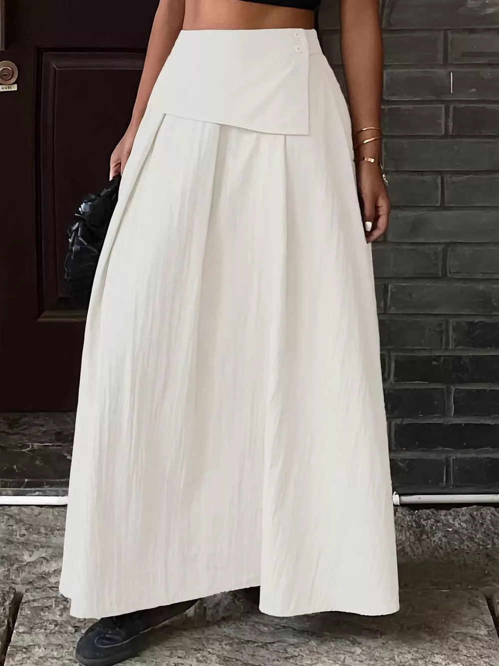 High-Waisted Maxi Skirt, image 2
