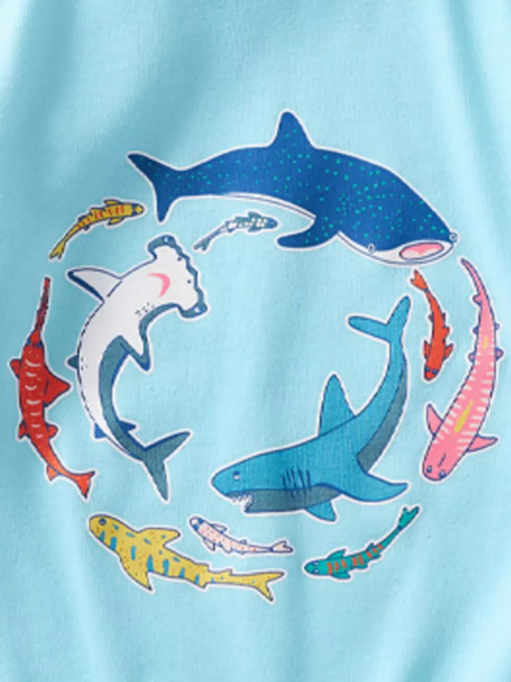 Children's Animal Print Crew Neck Short Sleeve T-Shirt, image 8