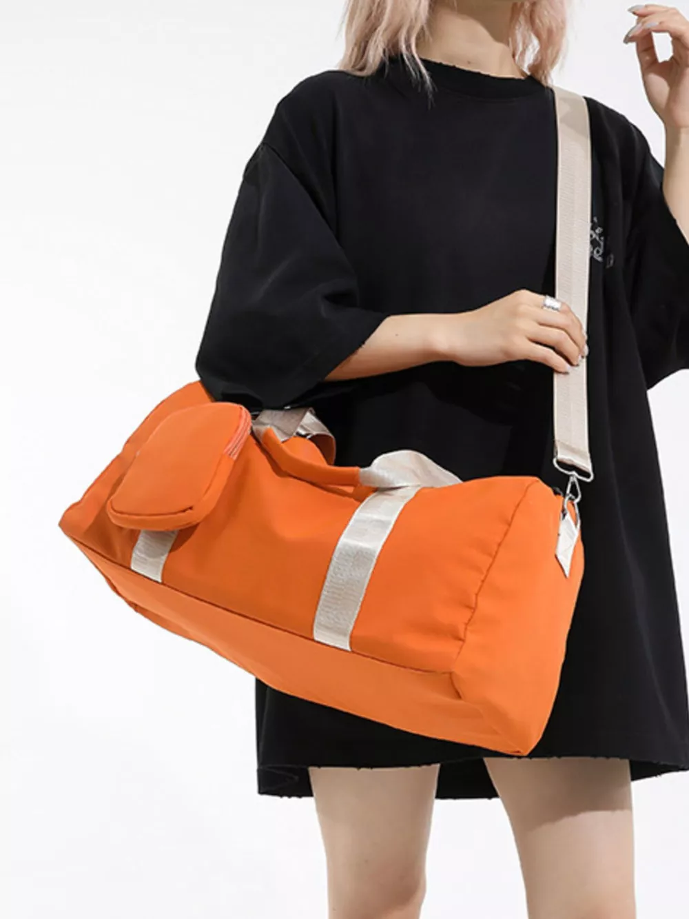 Duffle Bag with Detachable Pouch, image 7