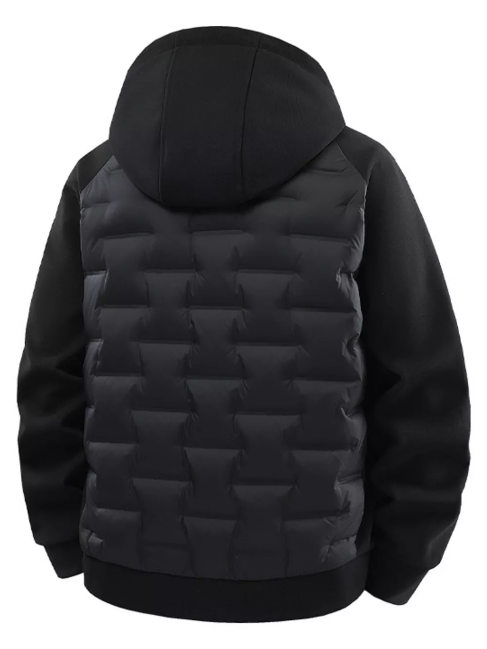 Men's Plus Size Hooded Padded Jacket, image 3