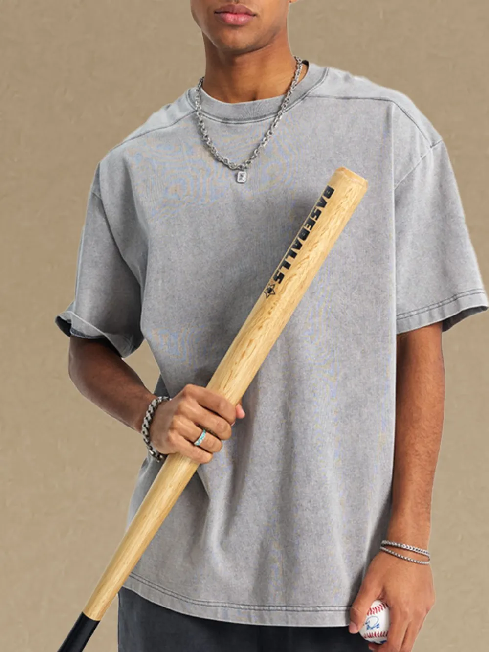 Men's Round Neck Half Sleeve T-Shirt, image 3