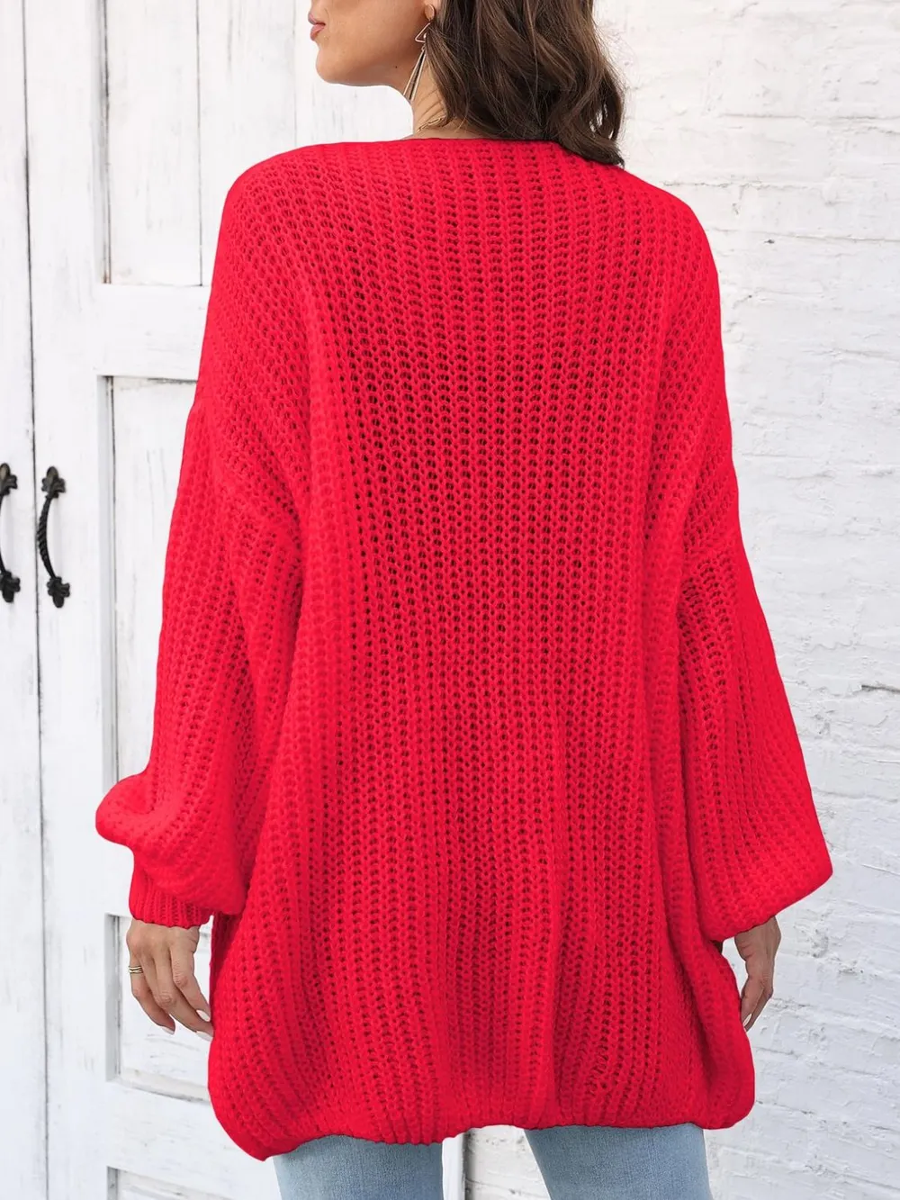 Open Front Long Sleeve Cardigan, image 13