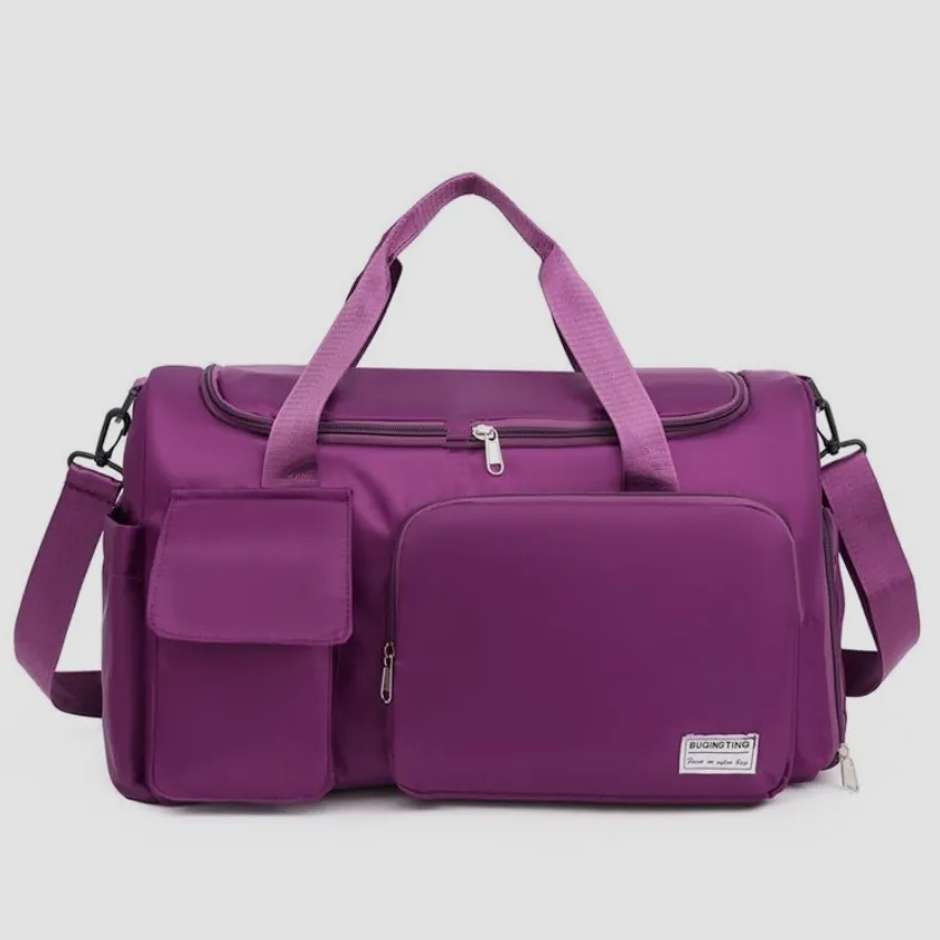 Oxford Cloth Detachable Strap Travel Bag, image 8