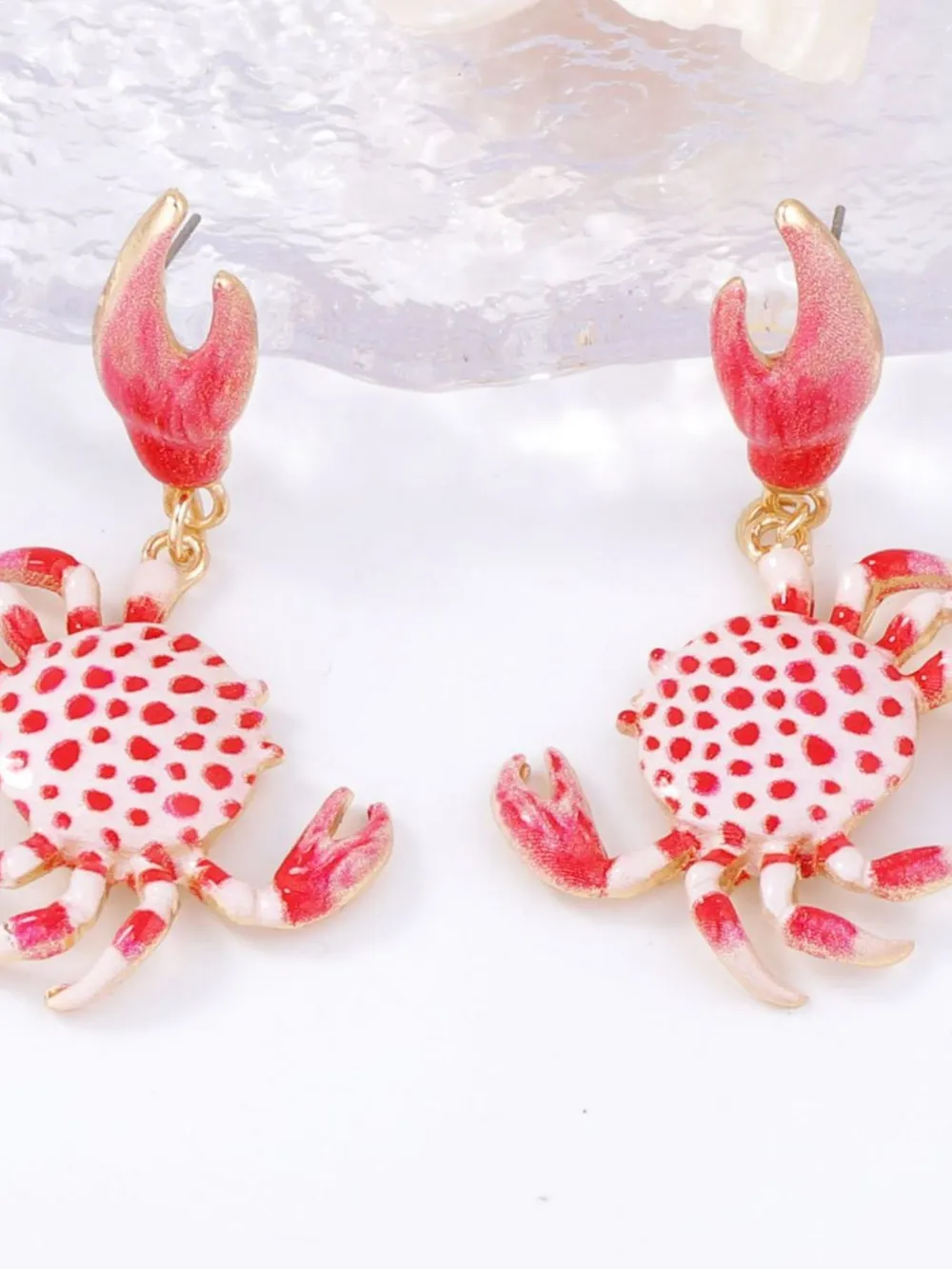 Alloy Crab-Shaped Earrings, image 3