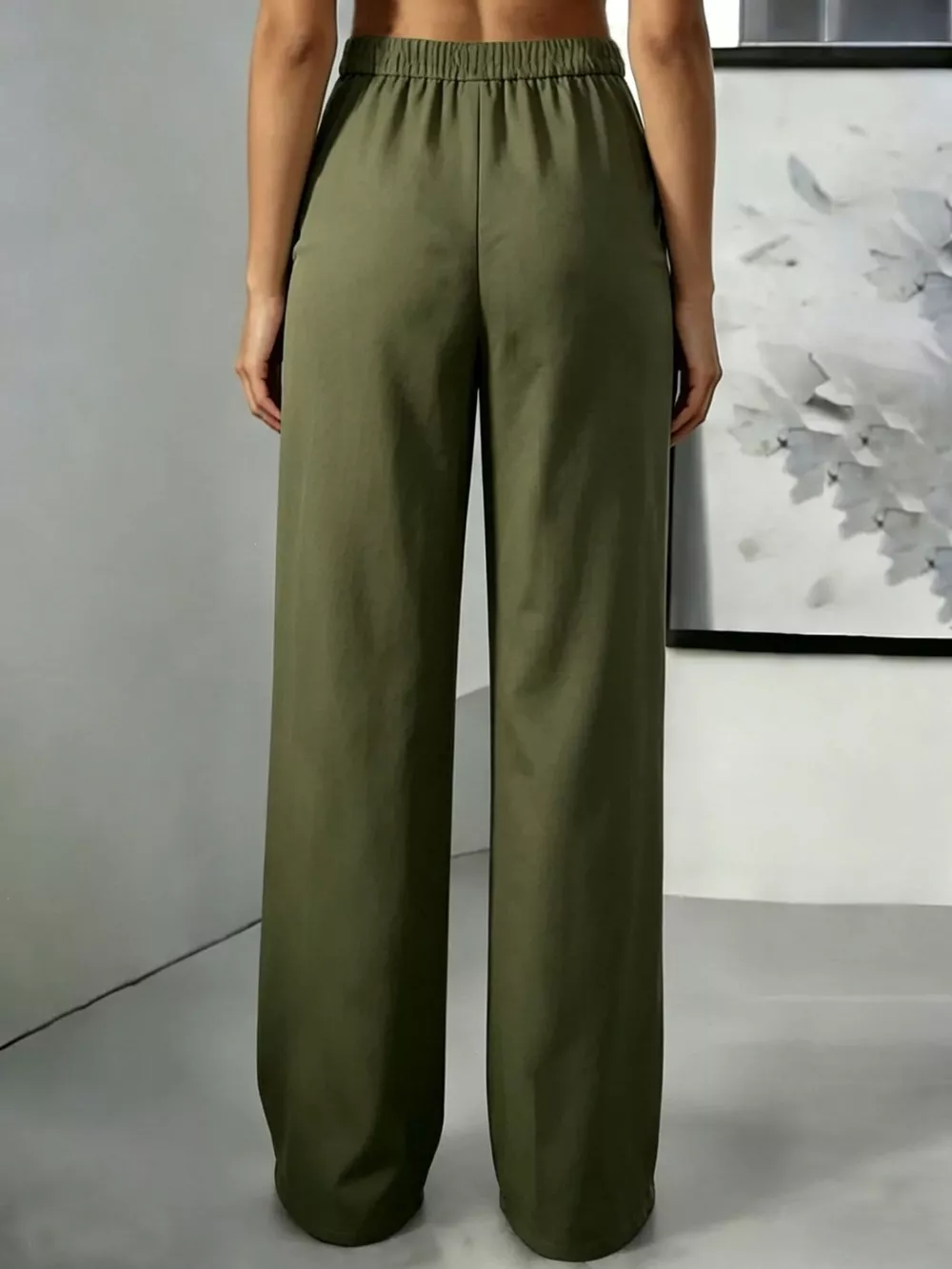 High-Waisted Pleated Wide-Leg Pants, image 22