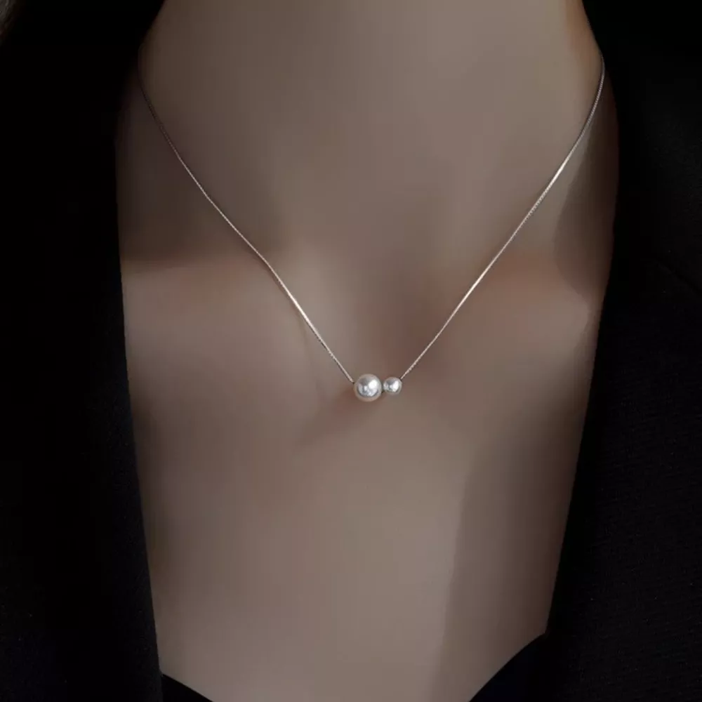 Pearl Pendant Necklace, image 3