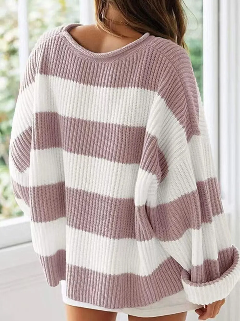 Round Neck Long Sleeve Sweater, image 10