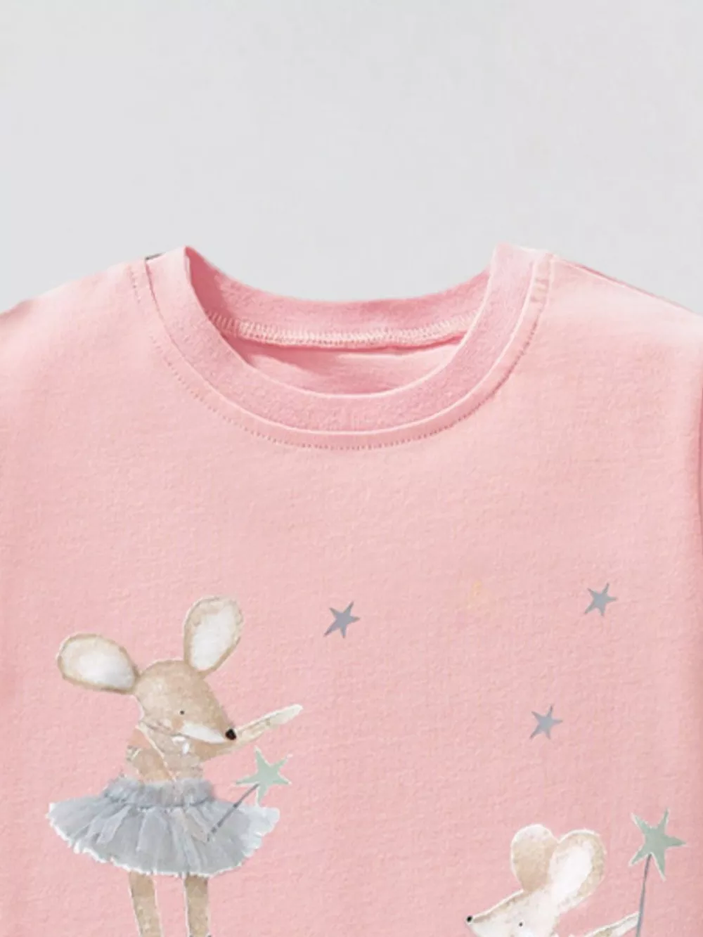 Children's Mouse Ballerina Graphic Round Neck Tee, image 2