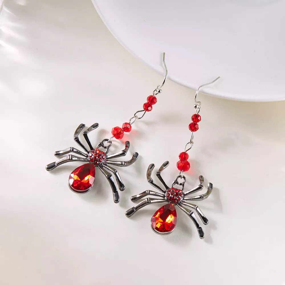 Halloween Spider Dangle Earrings, image 10