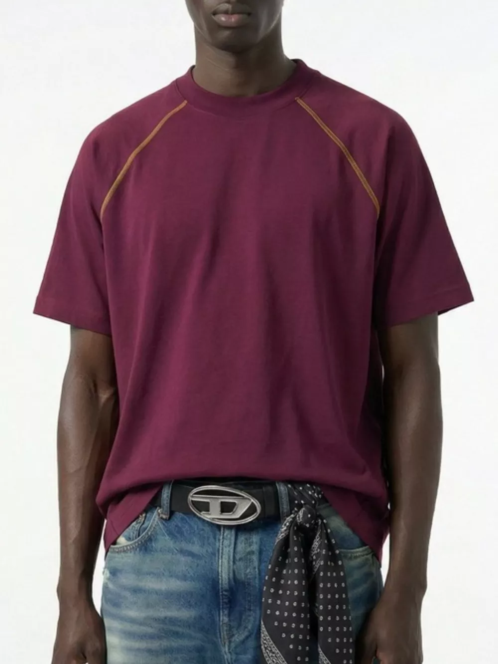 Men's Round Neck Short Sleeve T-Shirt, image 2