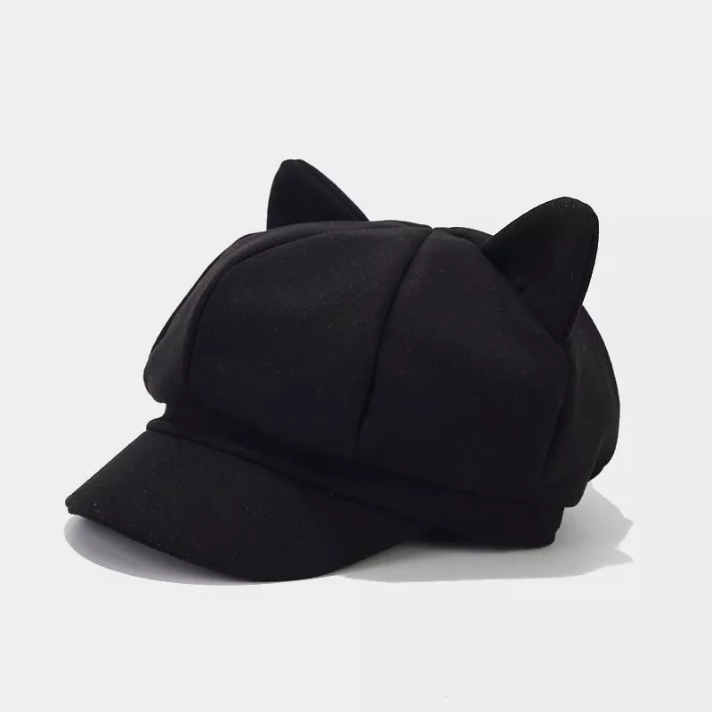 Cat Ear Newsboy Hat