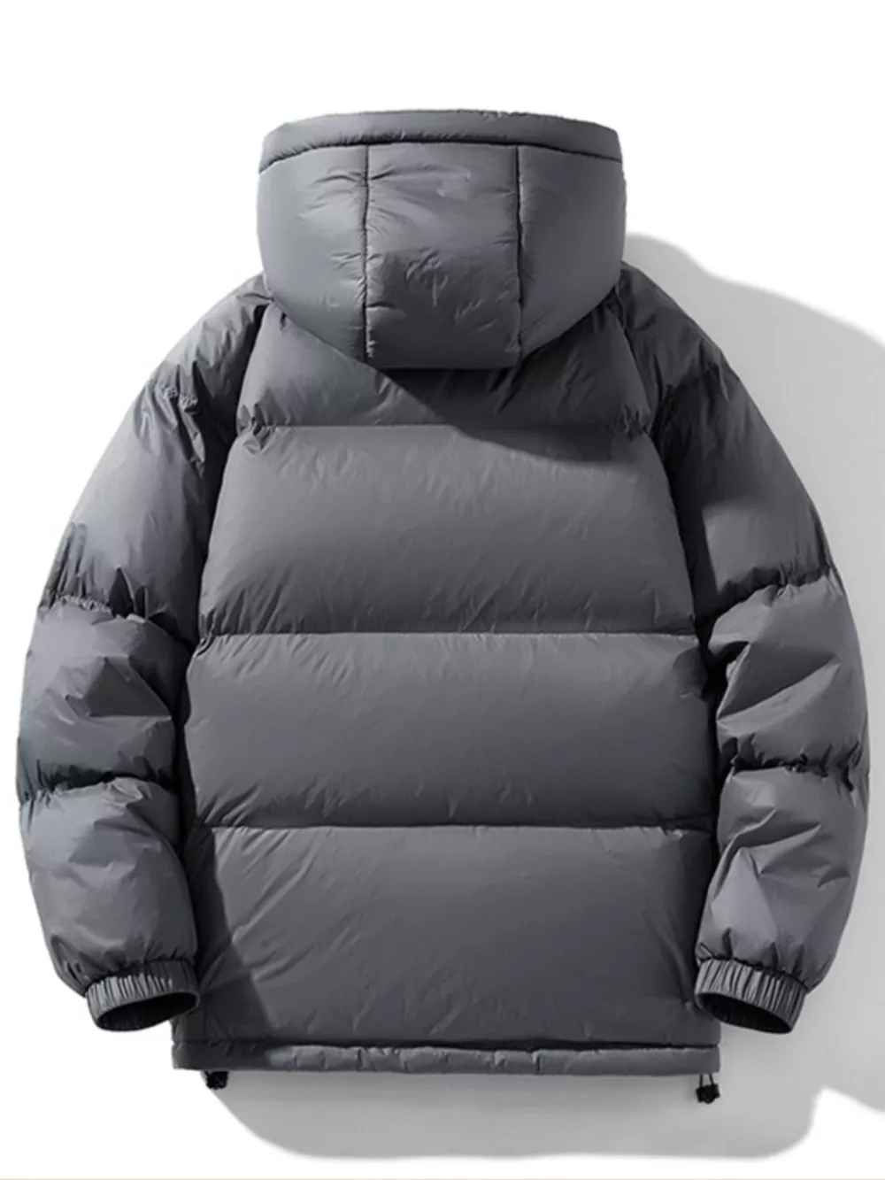 Men's Full Size Warm Padded Hooded Puffer Jacket Plus Size, image 5