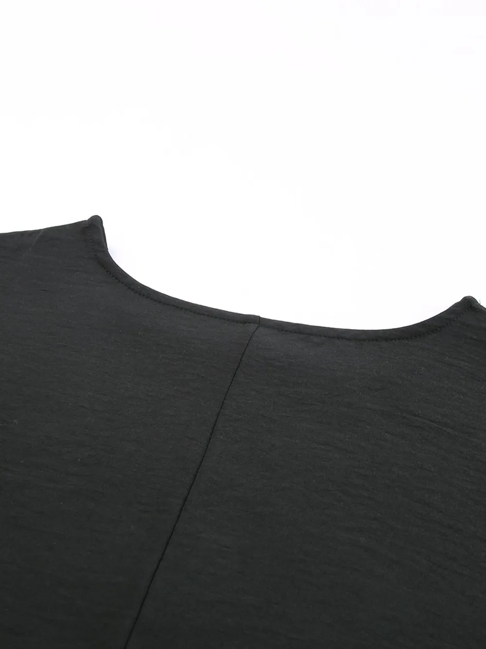 Round Neck Three-Quarter Sleeve Blouse, image 2