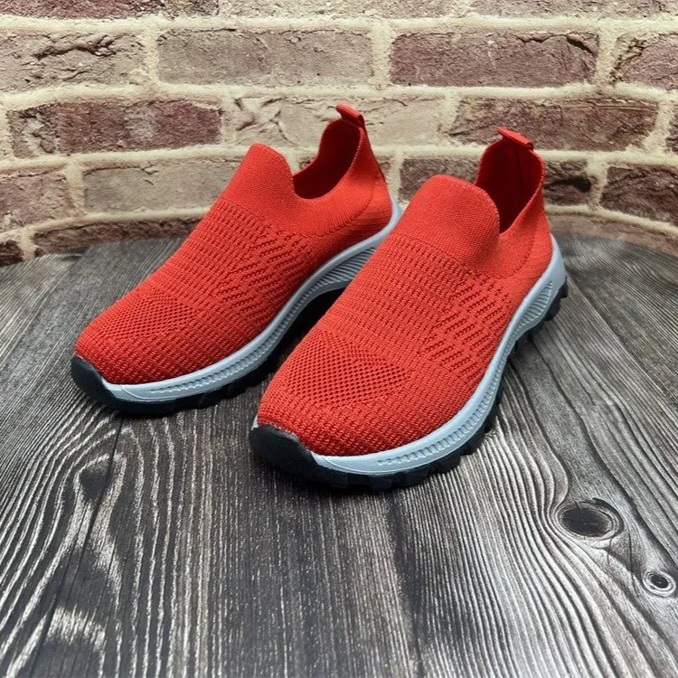 Breathable Mesh Round Toe Platform Athletic, image 2
