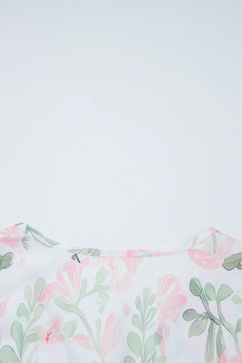 Tied Printed Short Sleeve Blouse, image 2