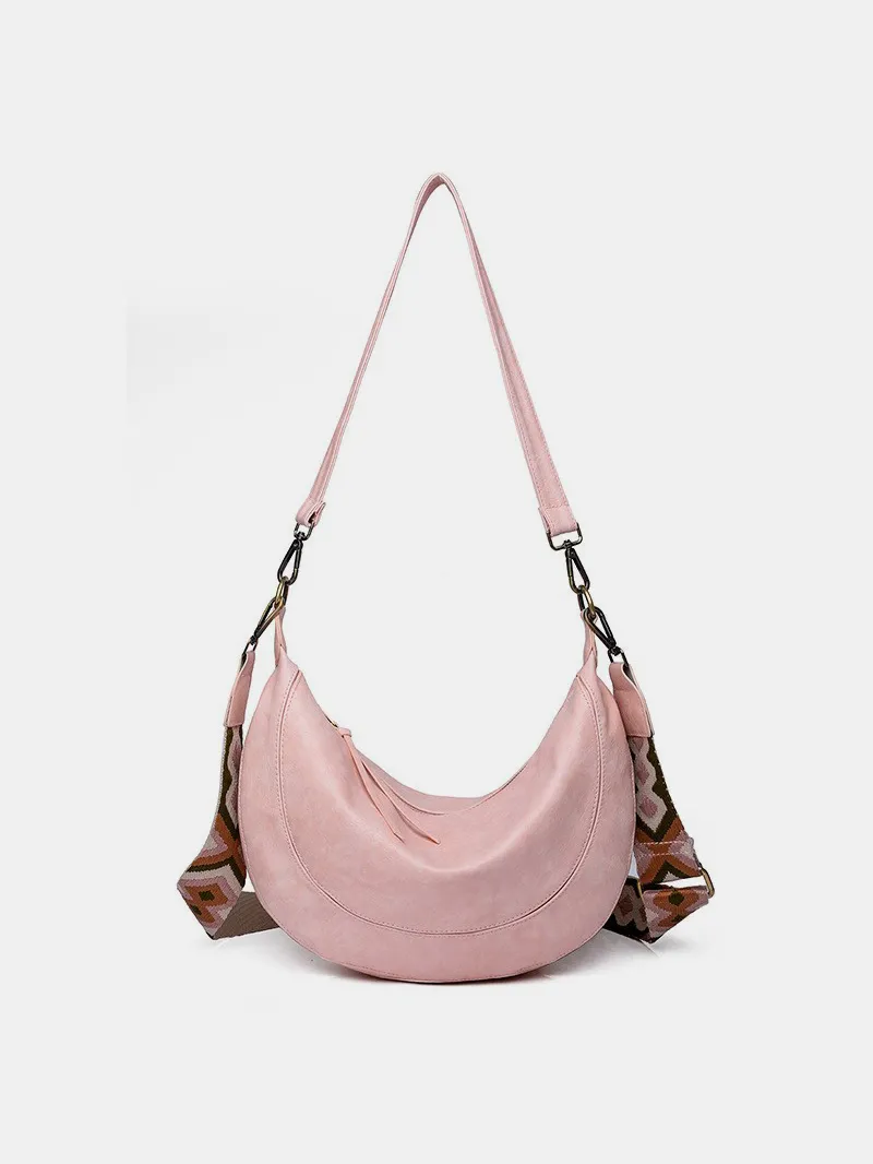 PU Leather Removable Strap Crossbody Bag, image 8