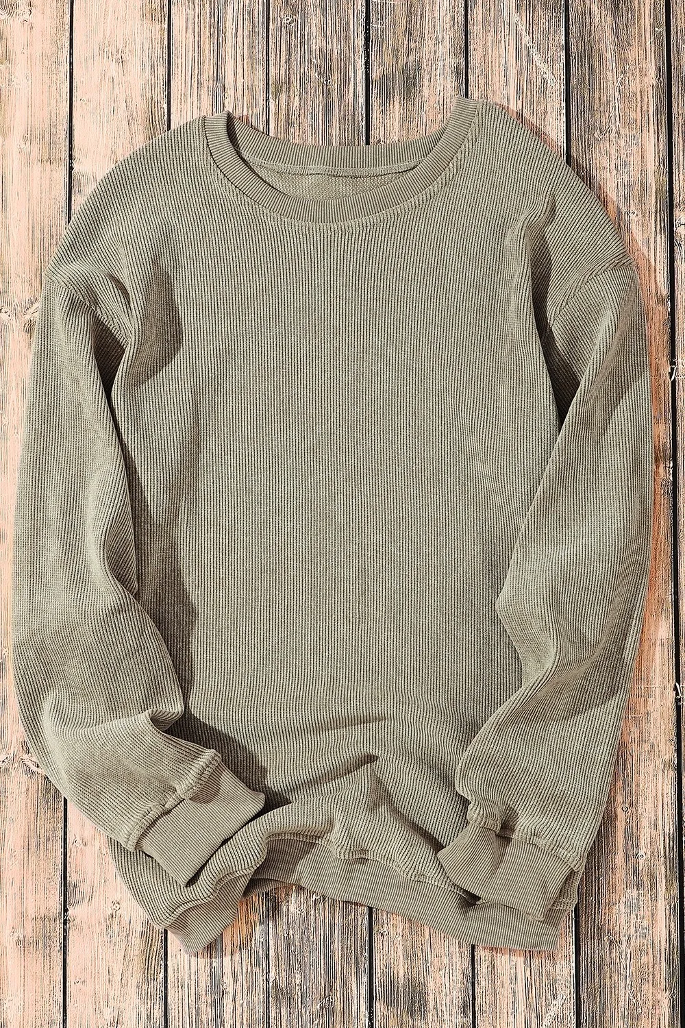 Round Neck Dropped Shoulder Sweatshirt, image 4