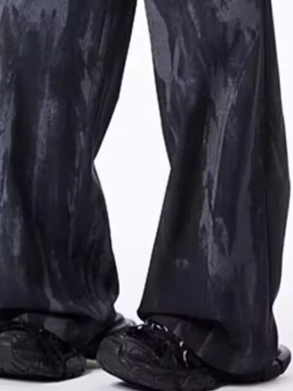 Men's Drawstring Wide-Leg Tie-Dye Casual Pants, image 2