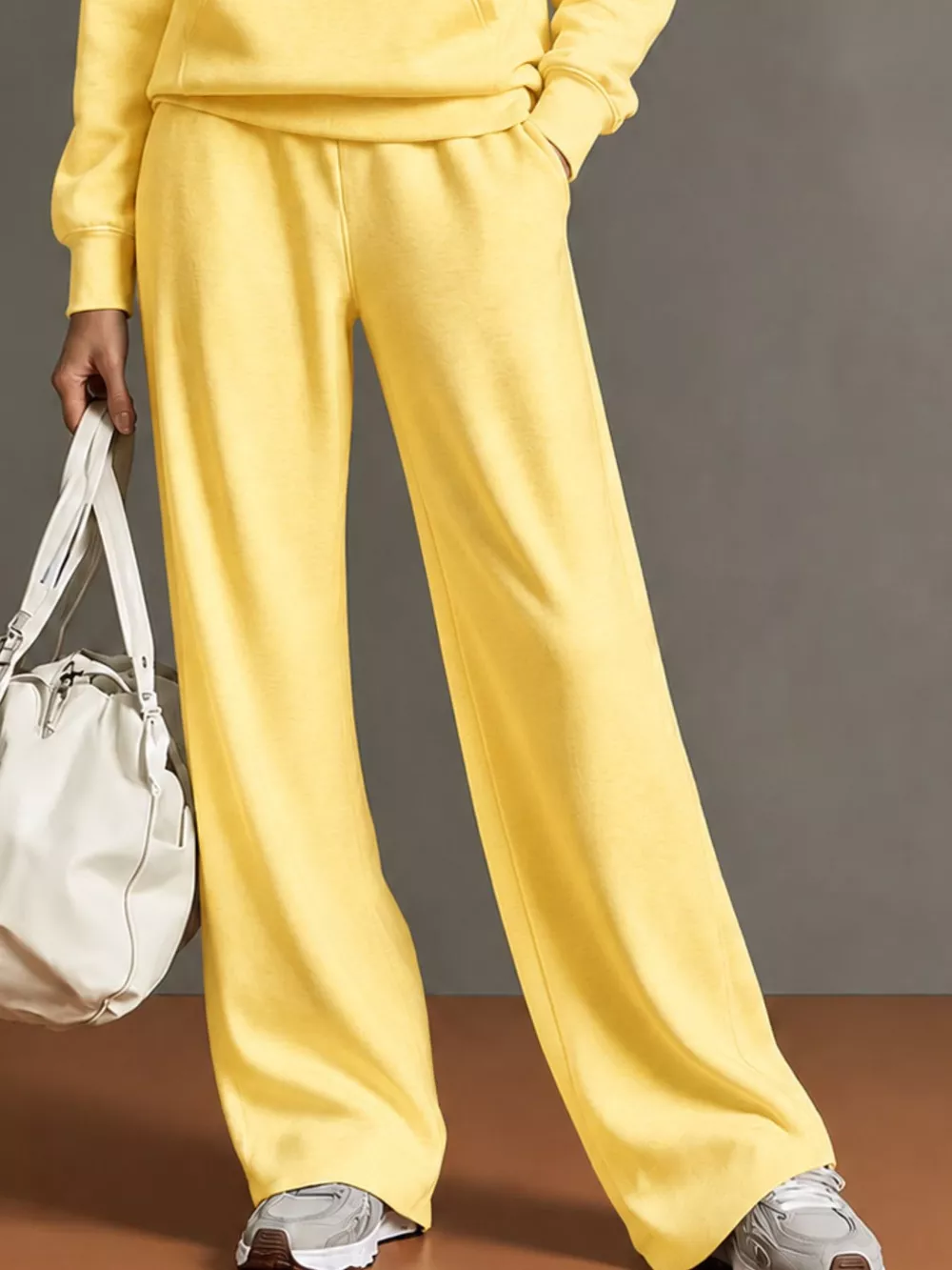 Kangaroo Pocket Hoodie and Pants Set, image 22