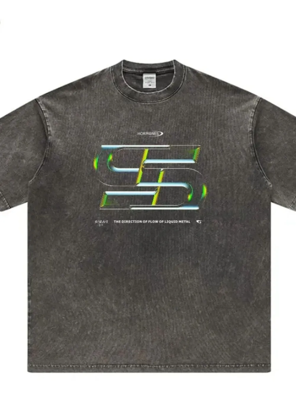 Men's Graphic Round Neck Short Sleeve T-Shirt, image 2