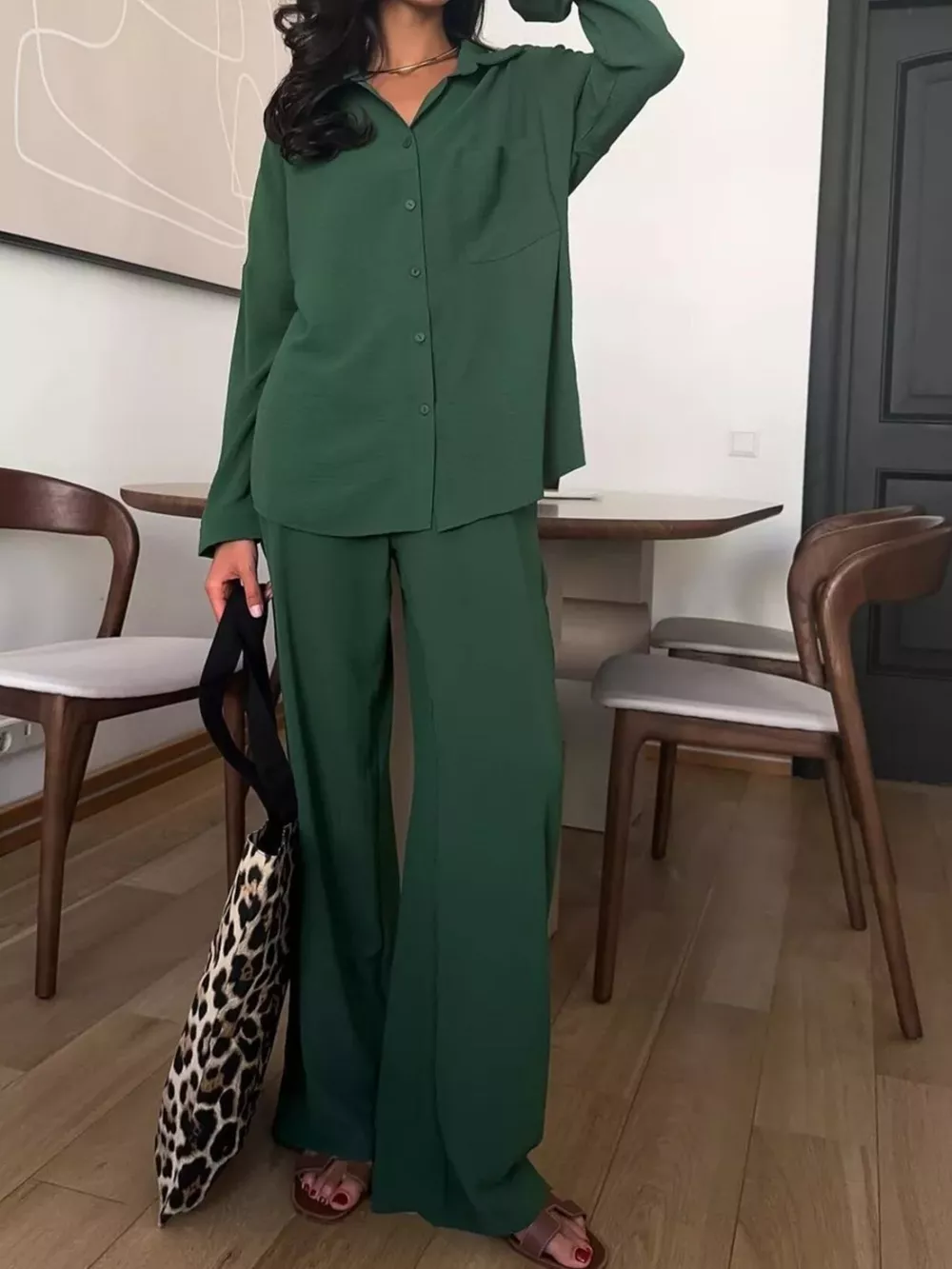 Button Down Shirt and Pants Set, image 19