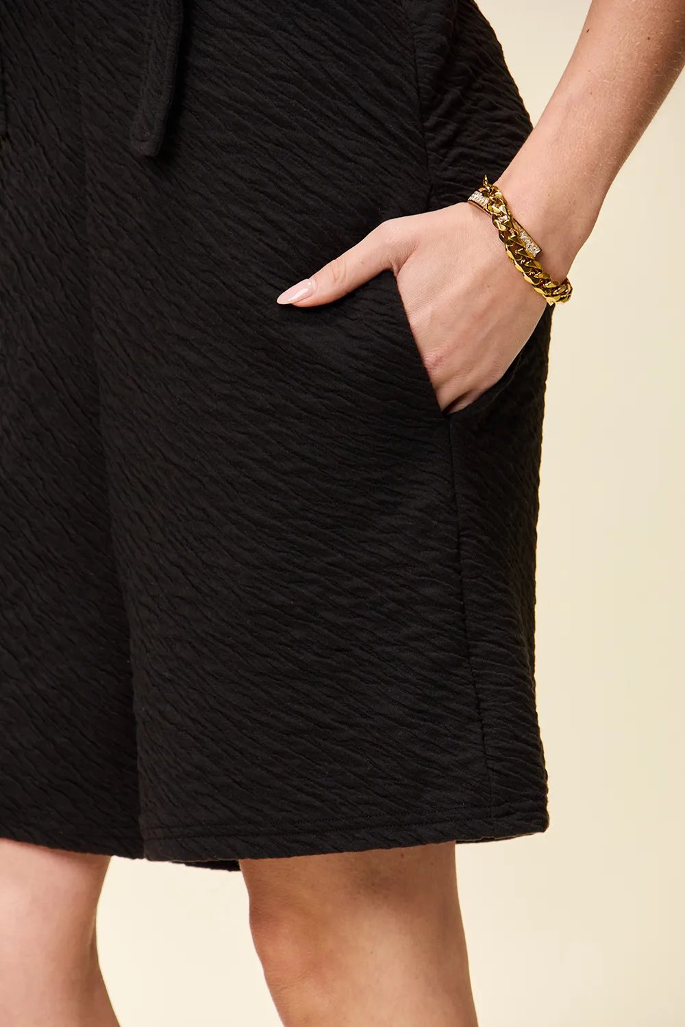 Full Size Texture Square Neck Romper, image 2