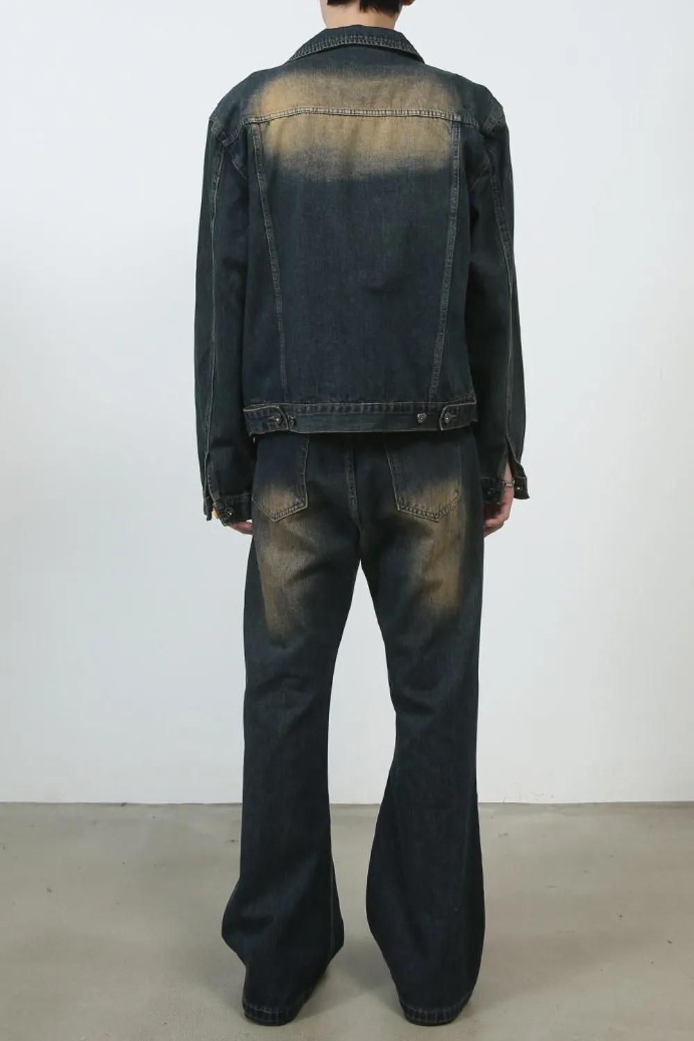 Men's Bootcut Baggy Jeans, image 3