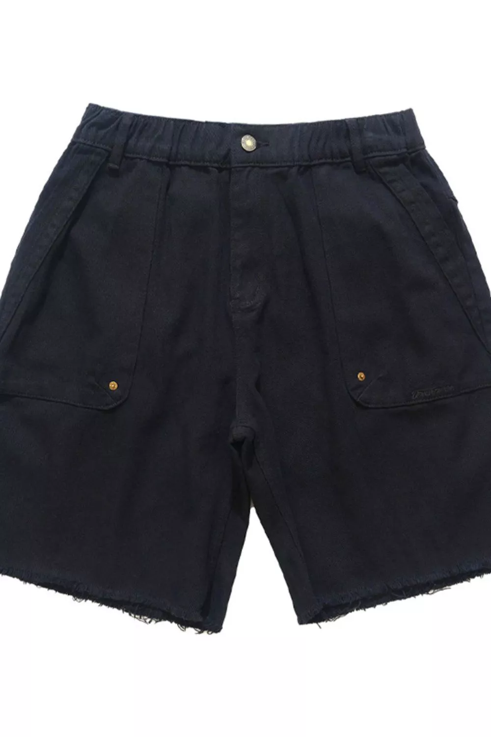 Men's Raw Hem Relaxed Fit Shorts, image 2